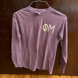 Purple Phi Mu Long Sleeve Shirt